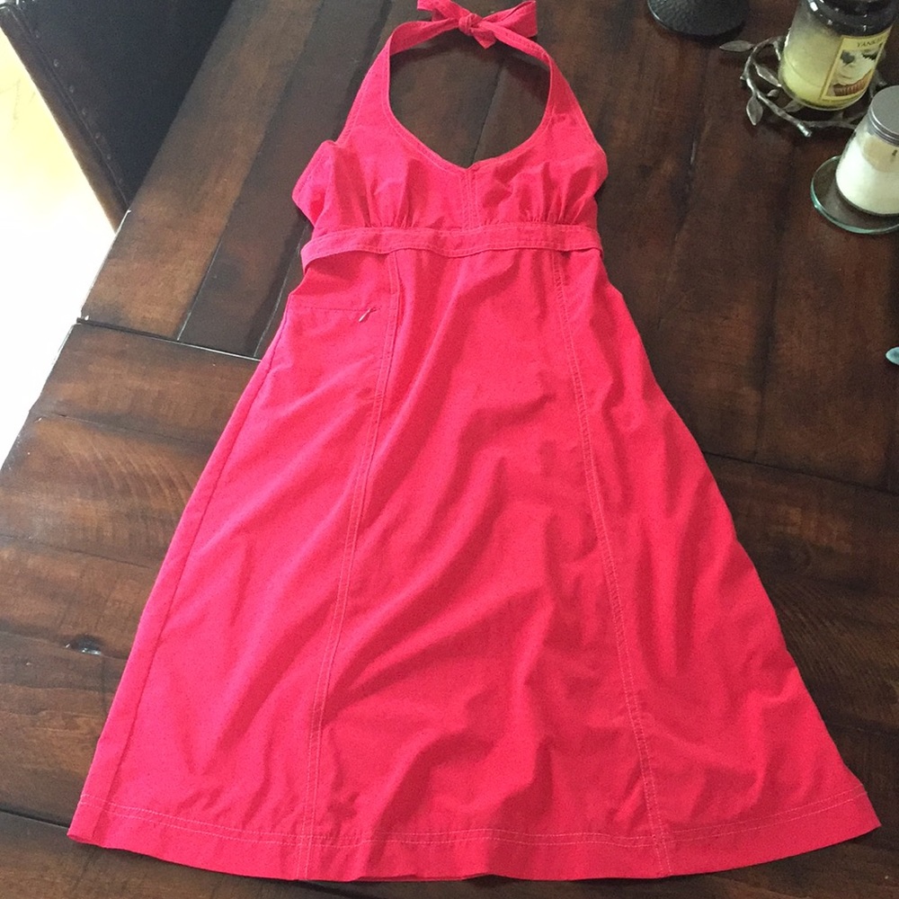 Coral dress